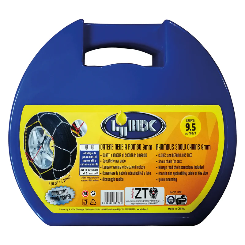 CATENE DA NEVE OMOLOGATE gruppo 6,5 - LUBEX